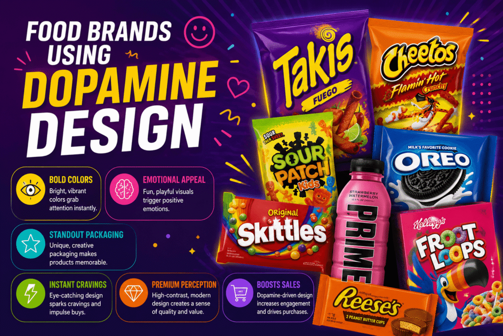 Food Brands Using Dopamine Design